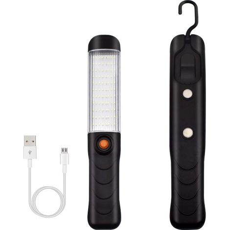 Lampe de travail LED rechargeable magnétique 2800 lm 6 modes USB (1/5)