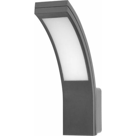 Applique de jardin LED 10W - Grise - Économe en énergie - Résistante aux intempéries - Design moderne