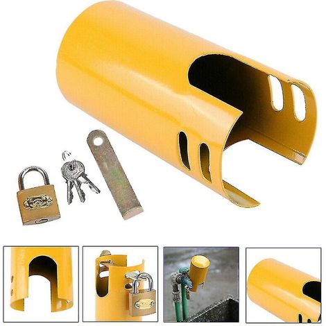 Cadenas robinet extérieur fer - Anti-vol - Protection multifonction (1/5)