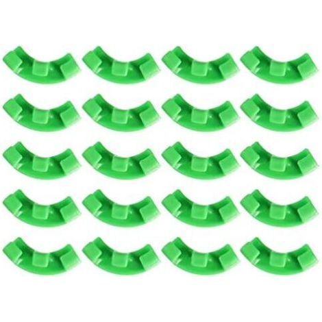 20 Pièces 90 Cintreuse De Plantes Kit De Manipulation De La Croissance des Plantes Support De Luminaire Mural Liens Végétaux Porte-Tige Plastique Escalader Fournitures De Formation