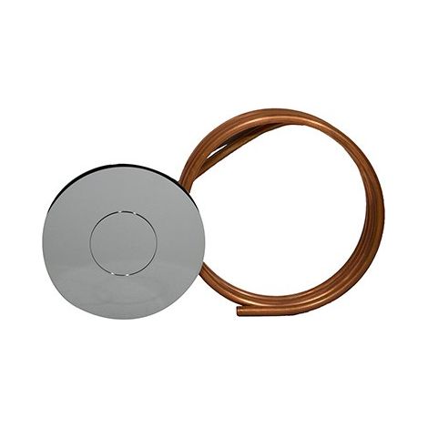 PULSANTE TONDO PER BATTERIA DIANFLEX E CATIS CON TUBO RAME Cromo