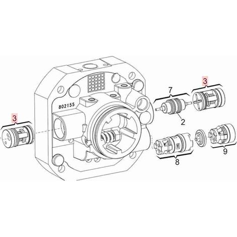 Valvola Di Blocco In Zama Gf Per S450H S800 S800H FAAC 63003460