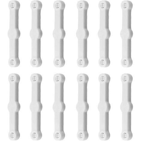 12 Pièces Bandes De Fixation De Moustiquaire Anti-Moustique, Support De Moustiquaire De Fenêtre Pratique, Clip De Moustiquaire De Fenêtre Sans Perforation, Filets Anti-Insectes (1/5)