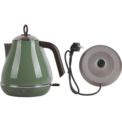Bouilloire électrique en acier inoxydable de 1700ml, Pot bouillant pour le thé et l'eau, Style rétro, prise ue, 220V-240V (1/5)