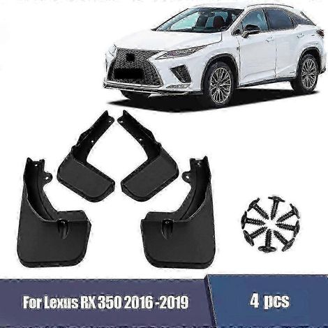 Garde-boue de qualité supérieure compatibles avec les voitures, notamment le Lexus RX 350 (2016-2019).