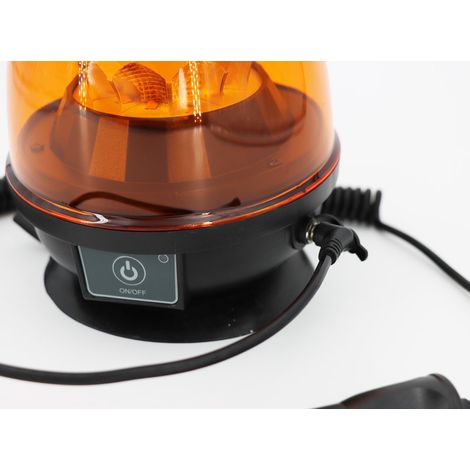 Lem Select – Gyrophare magnétique LED sans fil 12-24V – Autonomie 6h – Indice IP67 – Modes de flash 3 – Fixation rapide par aimant