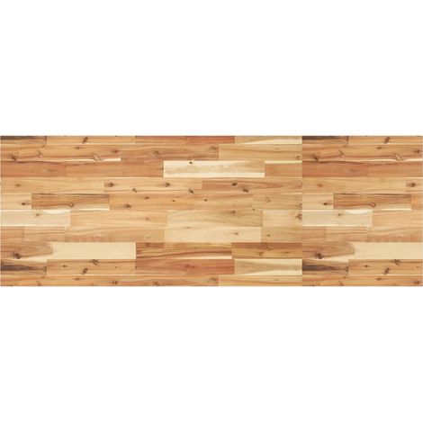 Waschtischplatte Ölbeschichtung 140x50x2 cm Massivholz Akazie