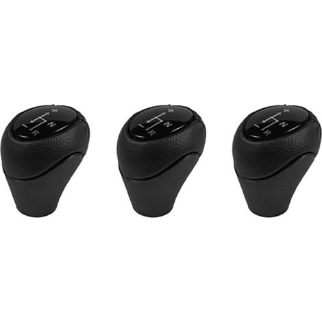 Adatto per 3 accessori auto in vera pelle, pomello del cambio automatico e leva del cambio per Fortwo Roadster 450451 Fortwo