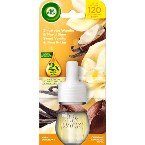 018260 Air Wick Electric Sensual Vanille & Beurre de Karité Recharge 19 ml
