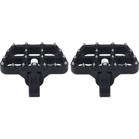 Jeu de 2 repose-pieds arrière moto CNC aluminium anodisé argenté, crampons antidérapants, remplacement compatible F900R F900XR 2020-2022. (1/5)