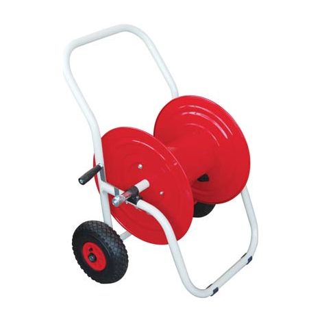 AVVOLGITUBO IRRIGAZIONE CARRELLATO PROFESSIONAL ACCIAIO VERN RUOTE PNEUM X TUBO 3/4 MT 70