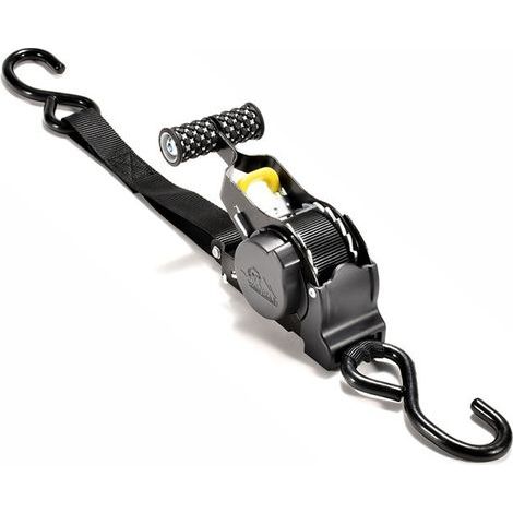 Coocheer – Sangle à cliquet auto-rétractable 10' 1" – Boucle en acier électrolytique – Sangle polyester haute résistance 1500 lbs – Pour sécurisation de charges (1/5)