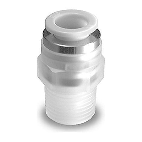 Connecteur mâle SMC KP vers Enfichable 10 mm R 1/4 ( Prix pour Boîte de 5 )