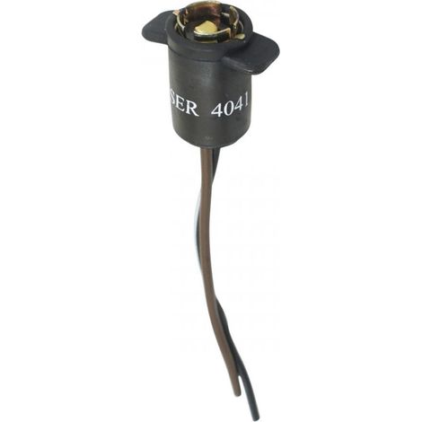 Douille fiche support porte ampoule 12V BA9s Flosser pour moto (1/3)