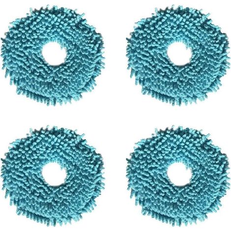 Replacement cloth and bag for 9590 Spin and 9990 AI Spin mop, 2 microfiber mop heads and 3 non-woven fabric bags for Power Home vacuum cleaner