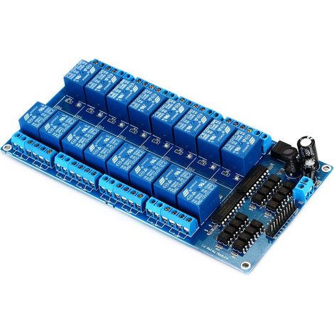 16 canaux 12V Relais Shield Module Carte d'extension avec Optocoupleur (1/4)