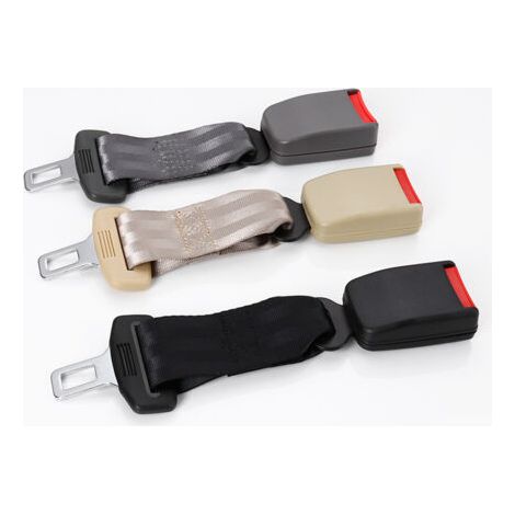 Ceintures de sécurité Lot de 2 rallonges de ceinture de sécurité universelles pour voiture Sangle d'extension de ceinture de sécurité réglable 23 cmbeige 2 pièces (1/5)