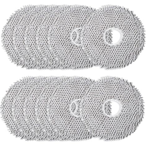 Lot de 12 Serpillères en Microfibre Lavables pour Robot Aspirateur – Compatible avec Dreame L10s, L10, L20, L10s Pro et Ultra (1/4)