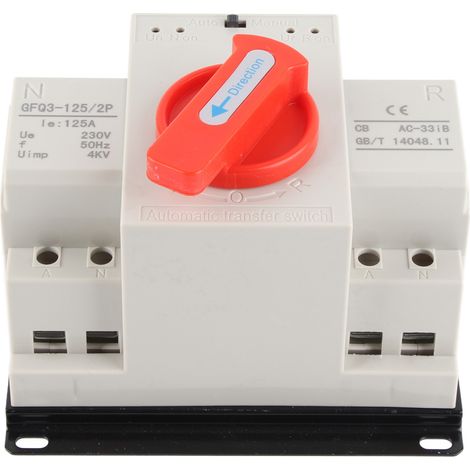 Commutateur de transfert automatique double alimentation AC230V 125A ATS 2P pour générateur (1/5)