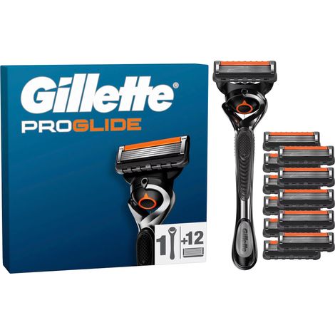 Gillette ProGlide Systemklingen 12er + Handstück Ersatzklingen