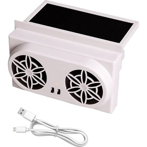Ventilateur Extracteur Solaire Auto Aérateur Portable Électrique (1/5)