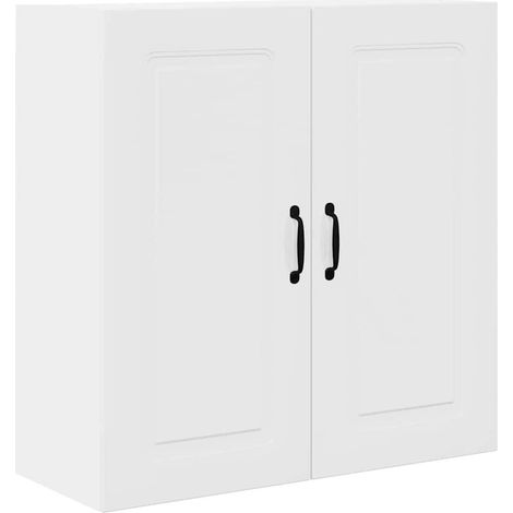 Meuble mural de cuisine,Armoire de cuisine Blanc brillant 80 x 31 x 80 cm CFW94390 (1/5)