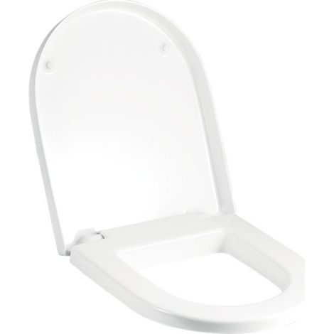Geberit JOOP WC-Sitz mit Absenkautomatik, Befestigung von oben, Weiß/glänzend (1/4)