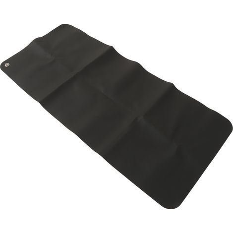 Tapis de Mise à la Terre Anti-Statique en Cuir PU pour un Sommeil Réparateur - 30x68cm avec Bracelet de Connexion (1/5)