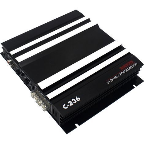 Amplificateur audio de voiture à 2 canaux Ampli haute puissance 3800W. Alimentation stéréo bidirectionnelle