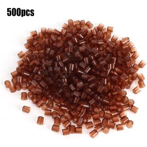 Lot de 500 cellules en plastique brun pour l'élevage de reines d'abeilles. Matériel apicole. - AquaForge (1/5)