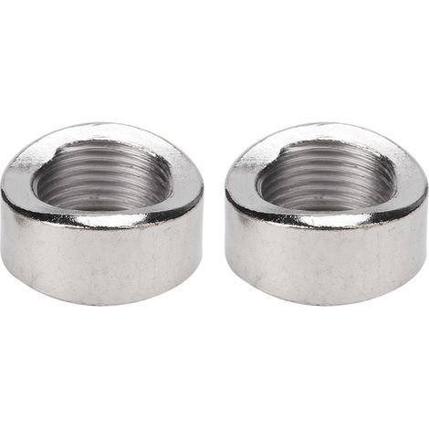 Capteur d'oxygène 2 pièces courbe crantée écrou bonde M18 X 1.5 fils fer (1/5)