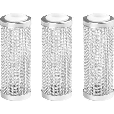 Stück 17 mm Filterschutzgitter, Aquarium-Filterschutz, Edelstahl, Aquarium-Netz, Aquarium-Sieb für Fische, Garnelen, Aquarium-Zubehör