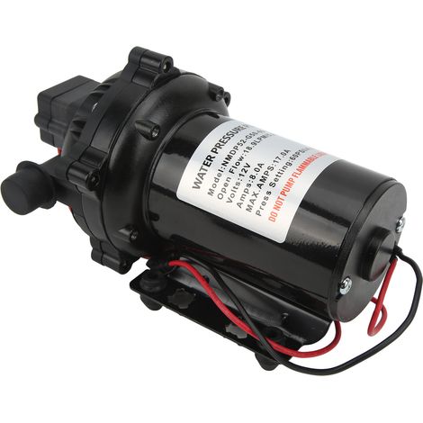 Pompe à diaphragme 12V auto-amorçante 18,9L/min 5GPM avec fusible 15A coupure automatique pour camping-car bateau (1/5)