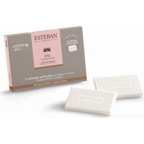 RICARICA DIFFUSORE PER AUTO PROFUMAZIONE IRIS CACHEMIRE 2 PEZZI ESTEBAN