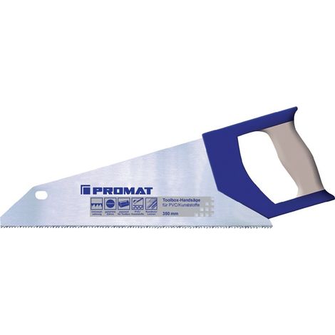 Handsäge Blatt-L.350mm Hohlschliff 14Z./Zoll PROMAT Induktivhärtung (1/2)