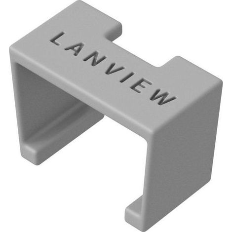 Clips Lanview SmartClicks, 20 pièces, gris V-6UTP-005Y, LVT-SC