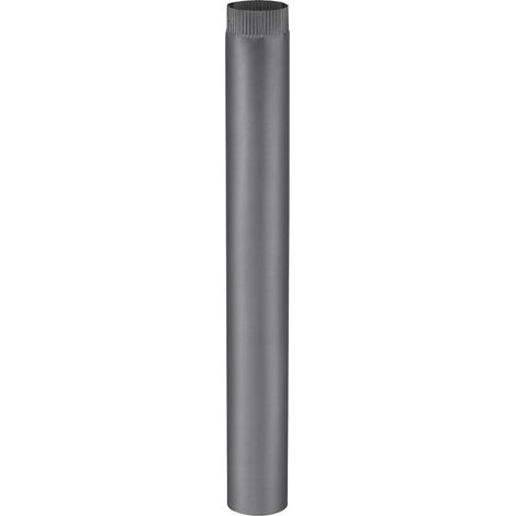 Tuyau de poêle - conduit - acier - Ø 120 mm - 100 cm - noir