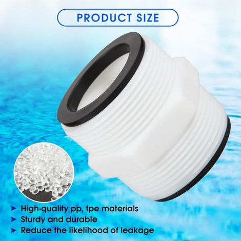 Raccord de tuyau de piscine Intex Coleman à 2 voies, 1,5 pouce, compatible avec les pompes de piscine hors sol (1/4)