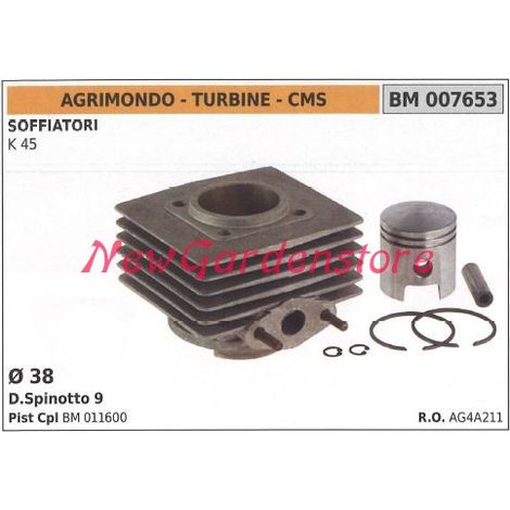 Kolbenringzylinder AGRIMONDO Gebläsemotor K 45 007653