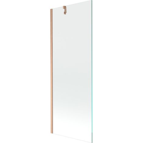 Mexen Next mampara de bañera de 1 hoja 70 x 150 cm, transparente, cobre cepillado - 895-070-000-00-00-65 (1/5)
