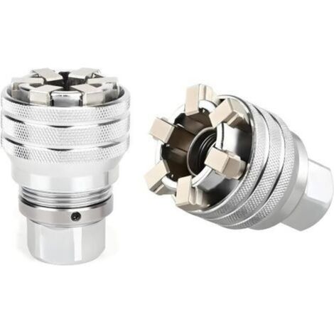 Clé à douille universelle réglable améliorée, clé à douille manuelle, douilles universelles de 10 à 19 mm pour clé dynamométrique à cliquet de 3/8\