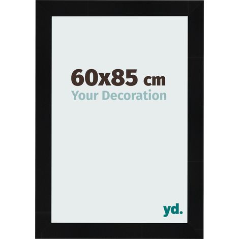 yd. - Cadre photo 60x85 - Noir Brillant - MDF - Pisa (1/5)