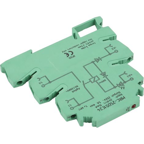 Module relais d'interface de contact électromagnétique PLC MRC-25D51C24 5A NO (1/5)