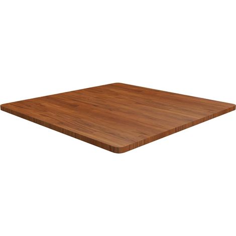 Plateau De Table Plateau et Dessus de Table - carré Marron foncé90x90x2,5cm Bois chêne traité BV783138 - BonneVie (1/4)