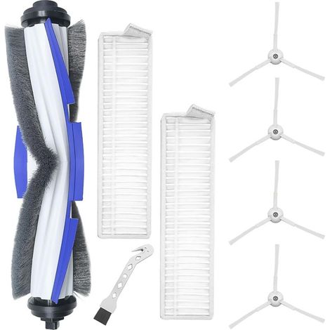Accessoire pour Rowenta R740003 ZR740005, pour Explorer Serie 60 RR7427 RR7447 RG744 RG745 RR742 RR744 RR745, brosse principale, 2 filtres, 4 brosses latérales (1/5)