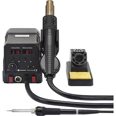 [NEUWERTIG] B-Ware Toolcraft Löt /Entlötstation To 4861965 Digital 360 W Löten 50 Bis 480°C Station