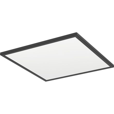 Éclairage de plafond de salle de bain Rovito Carré - Noir - 50x50cm - 901444