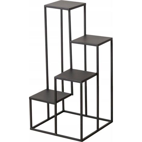 Boltze Remus soporte para plantas metal negro 68 cm (1/3)