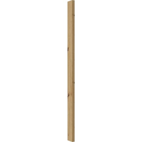 Unterschrank Passleiste Küche Eiche Artisan, Stilo, Solano Küchenzeile Küchenblock Einbauküche - Breite 5,50 cm x Höhe 81,50 cm x Tiefe 1,60 cm. (1/5)