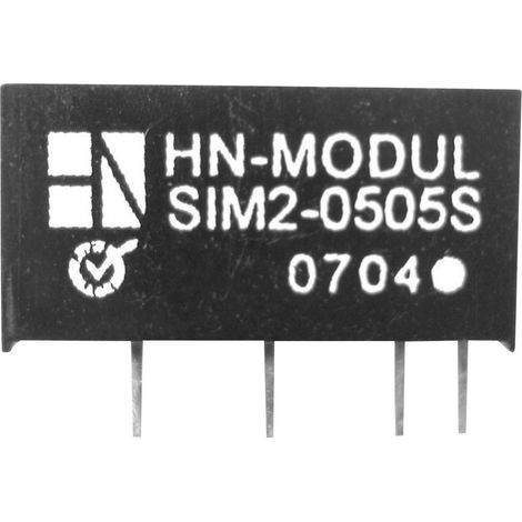 HN Power SIM2-0515S-SIL7 DC/DC-Wandler, Print 5 V/DC 15 V/DC 132 mA 2 W Anzahl Ausgänge: 1 x Inhalt